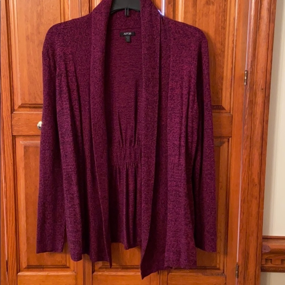 Apt. 9 Petite Medium Open-Front Cardigan